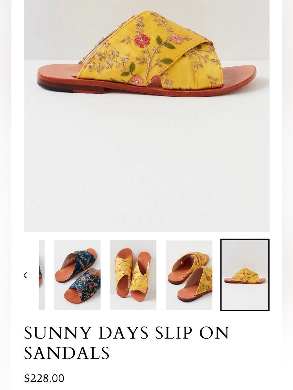 SUNNY DAYS SLIP ON SANDALS